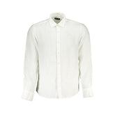 North Sails White Linen Shirt -   -  North Sails.
